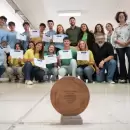 Jóvenes voluntarios de Mendonarte recibieron una distinción por su compromiso ambiental