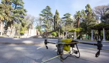 Drones para la pulverizaci�n del arbolado