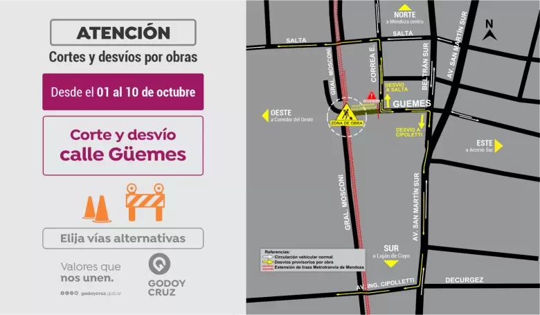 corte de calle