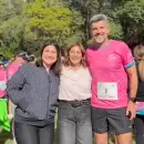 Ulpiano Su�rez acompa�� la marat�n solidaria �Ven� a correr� para concientizar sobre el c�ncer de mama