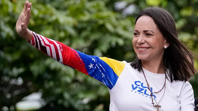 La opositora venezolana Mar�a Corina Machado