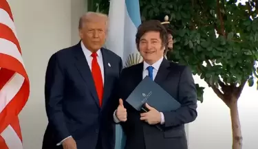 Trump y Milei en la Casa Blanca