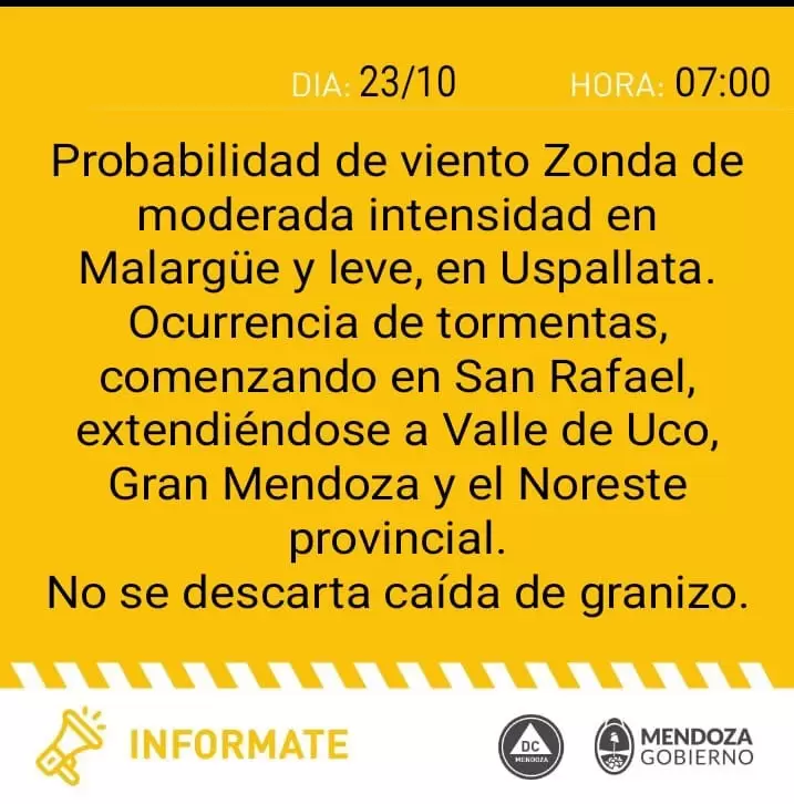 pronóstico 23 de octubre
