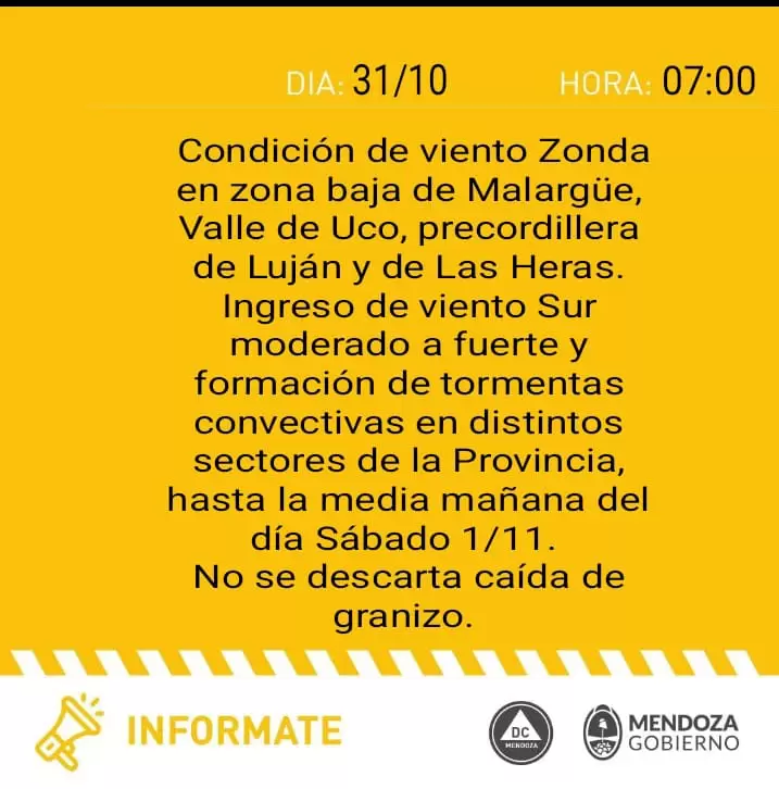 pronóstico 31 de octubre