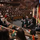 El presidente Milei fue ovacionado en Bolivia durante la asunci�n de Rodrigo Paz Pereira