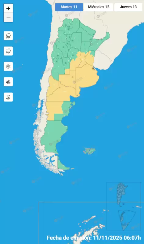 mapa De alertas