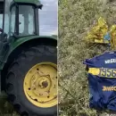 La camiseta de Russo que Boca lanzó al cielo apareció en un remoto pueblo de Uruguay