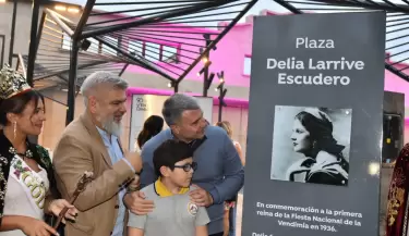 Godoy Cruz homenaje� a la primera reina de la Vendimia, con una plaza que lleva su nombre