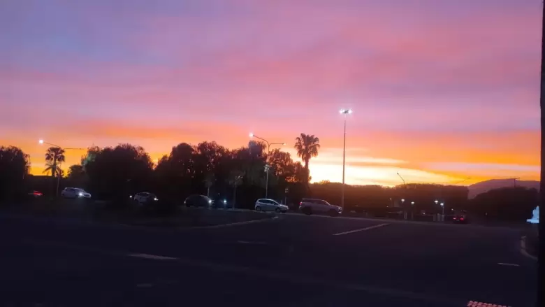 atardecer