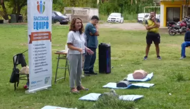 E Club Rosas y la Municipalidad de Maip� realizaron un importante taller gratuito de RCP