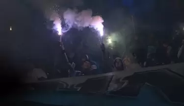racing recibimiento