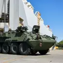 Llegaron a la Argentina los primeros veh�culos blindados Stryker 8�8 para el Ej�rcito