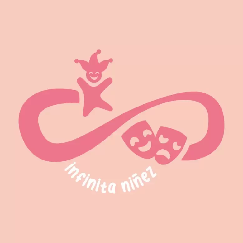 logo infinita ninez rosado