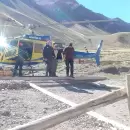 Evacuaron al primer herido de la temporada del Parque Aconcagua