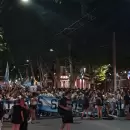 (Videos) Una multitud march� por el microcentro en protesta por la futura miner�a en Uspallata