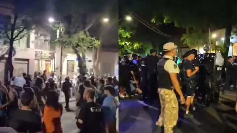 Marcha en defensa del agua operativo