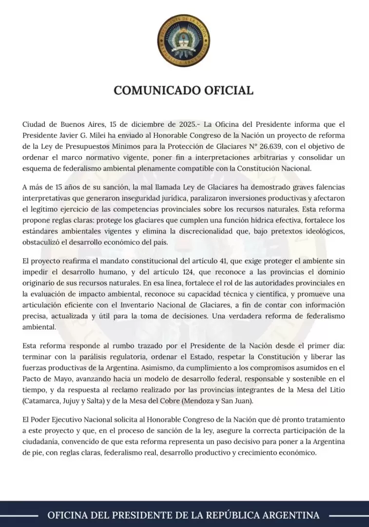comunicado