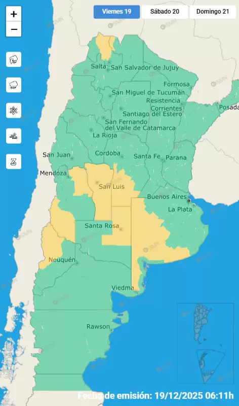 mapa de alertas