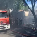 Muri� la mujer que sufri� quemaduras en el incendio del local de pirotecnia en Godoy Cruz