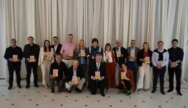 Javier Milei encabez� un encuentro de cierre de a�o con su Gabinete en Olivos