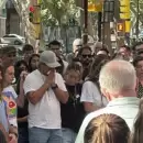 Emotiva y concurrida cadena de oración por Juan Cruz Yacopini en la iglesia de los Jesuitas