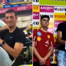 (Video) En modo Colapinto: Lionel Scaloni ganó una carrera de karting en Rosario