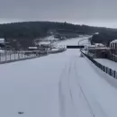 (Video) Impactantes im�genes: Spa-Francorchamps qued� cubierto de nieve por una ola polar