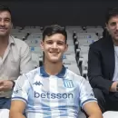 (Video) Con palabras de Lionel Messi, Racing presentó oficialmente a Valentín Carboni