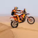 Luciano Benavides volvió a la cima del Rally Dakar en motos, a dos capítulos del final