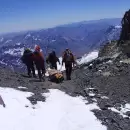 Una maniobra hist�rica posibilit� bajar el cuerpo del andinista franc�s muerto en el Aconcagua