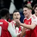 El Arsenal humilló en Milán al Inter de Lautaro Martínez y es el súper líder