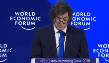 Milei en Davos