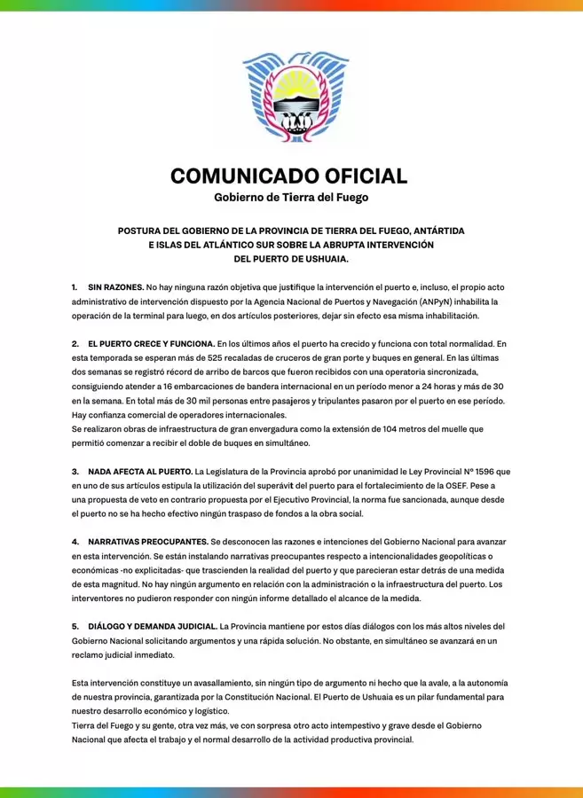 comunicado
