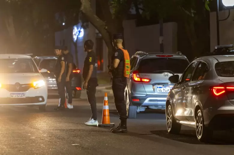 controles policía de Mendoza