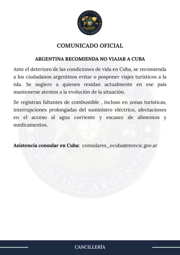 comunicado