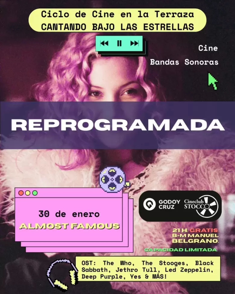 ciclo de cine reprogramado