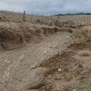 Intensos trabajos de Hidr�ulica para reparar el sistema de defensa aluvional tras la tormenta