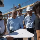 Cornejo y Allasino recorrieron la "ciudad escolar", que busca ordenar el crecimiento en Ugarteche