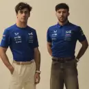 Franco Colapinto, a la moda: el argentino luci� la nueva indumentaria de Alpine