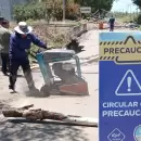 Se habilitó media calzada en la ruta 28 y piden circular con precaución