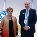 Sturzenegger mantuvo una reunión con Kristalina Georgieva en Arabia Saudita