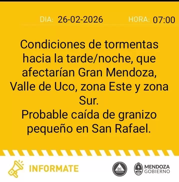 pronóstico 26 de febrero