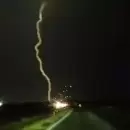 El rayo que sorprendió a Mendoza y la imagen que muestra la fuerza de la tormenta