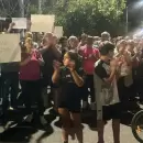 Masiva manifestaci�n vecinal para apoyar al hombre que atropell� y mat� al ladr�n en Las Heras