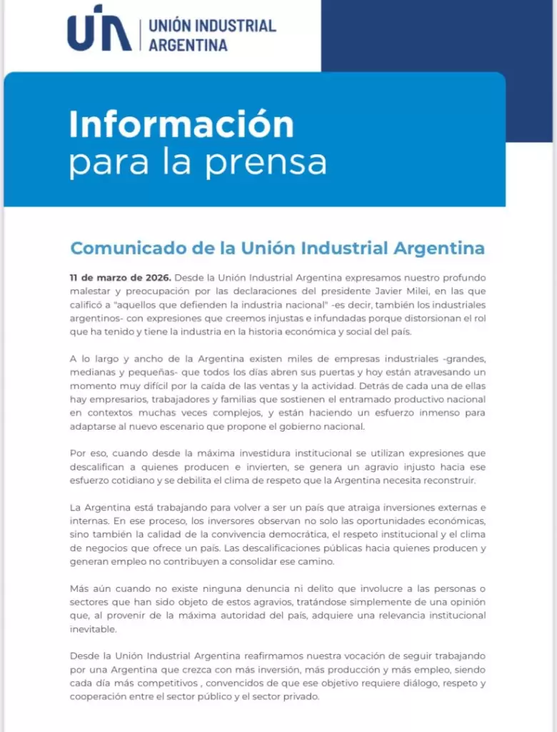comunicado