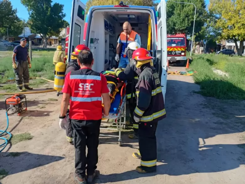 capacitación en Tunuyán por accidentes con víctimas