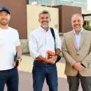 Unidos por el futuro: Suarez, Stevanato y Allasino trabajan juntos por los j�venes
