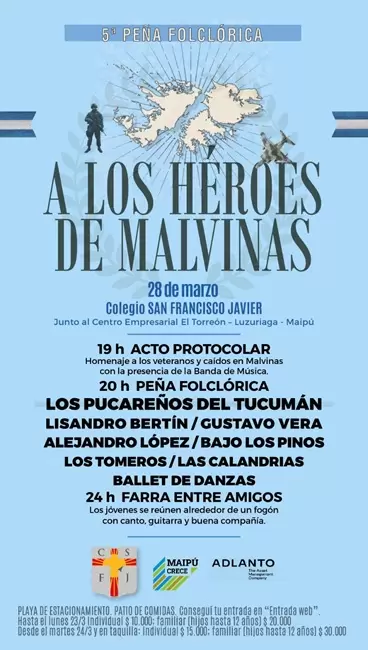 a los heroes de malvinas