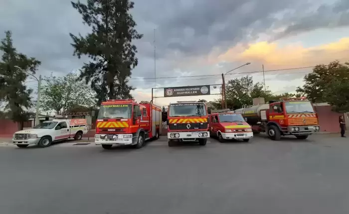 bomberos voluntarios de guaymallen