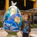 Doce artistas intervendrán huevos gigantes en vivo en el centro comercial Palmares